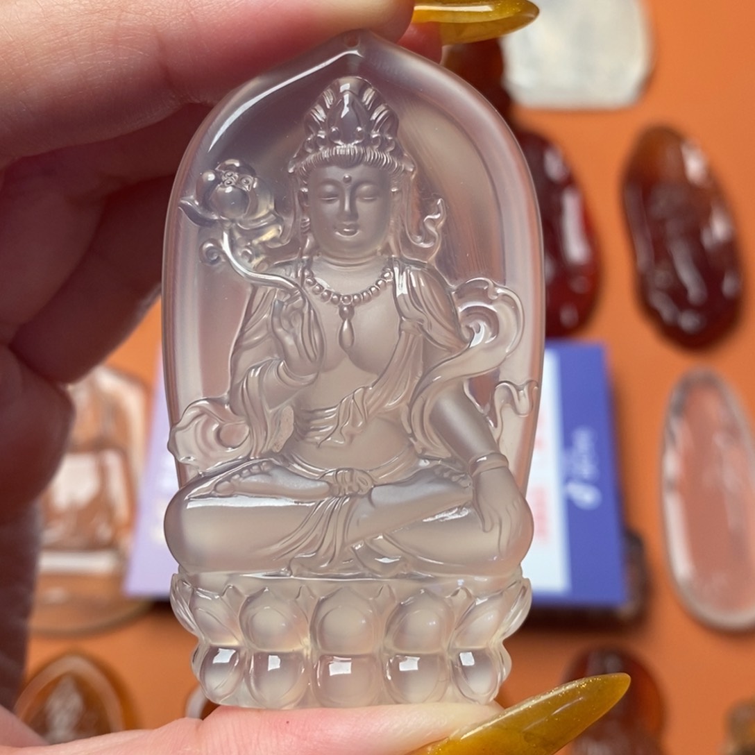 未镶嵌颈饰玛瑙/玉髓飞***砖