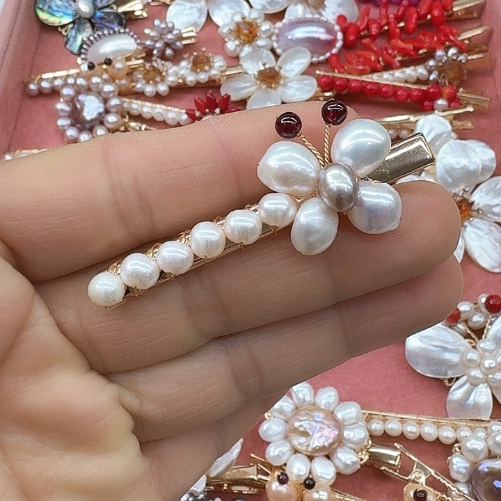 淡水珍珠颈饰银S925镶嵌