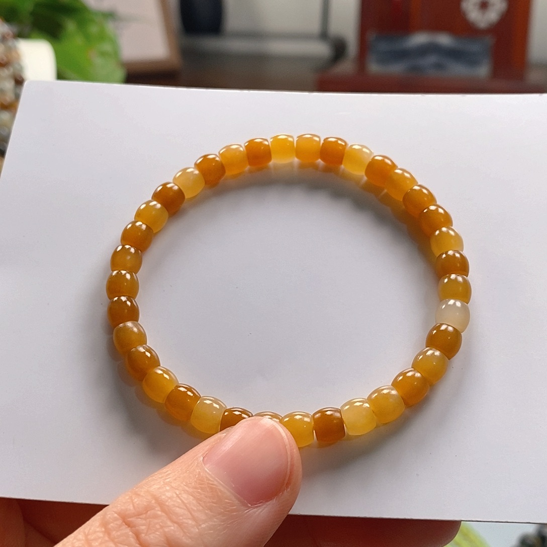 和田玉手串未镶嵌