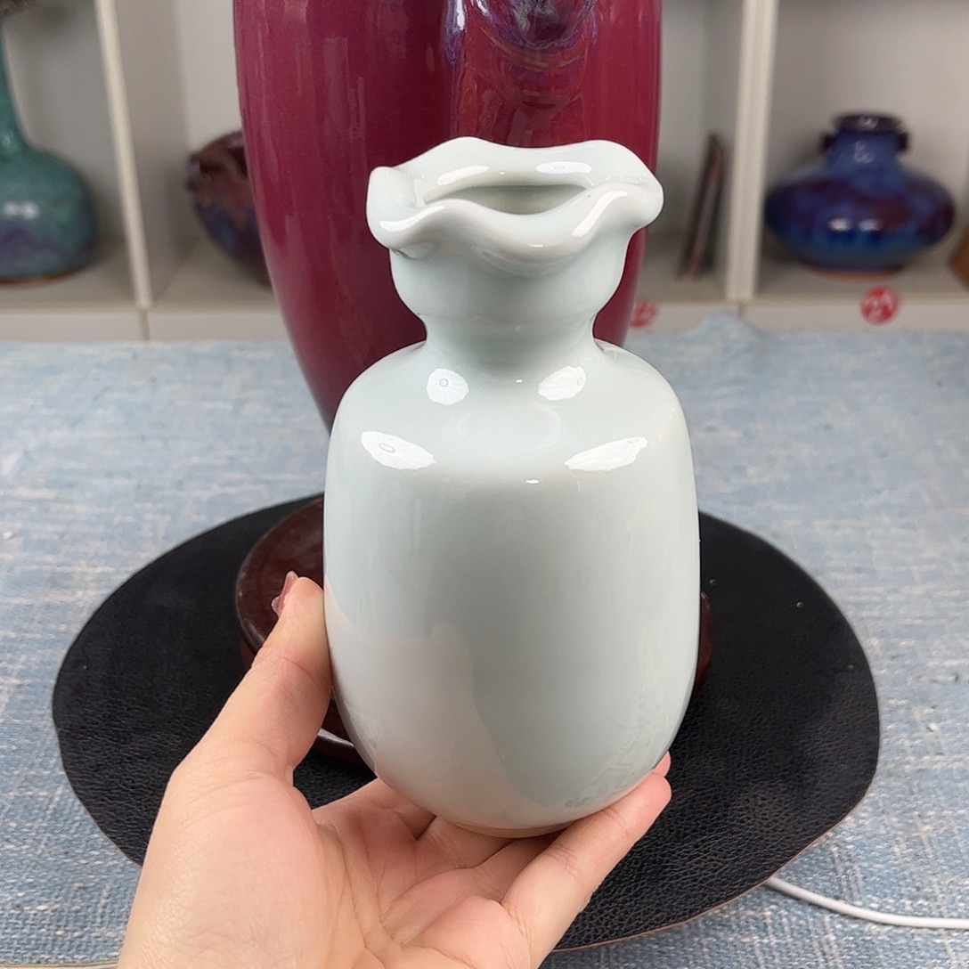 瓷片花器摆件精品