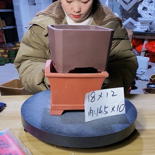 紫砂花盆紫砂花盆