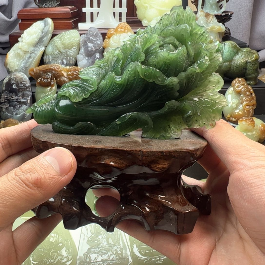 和田玉摆件未镶嵌缘*