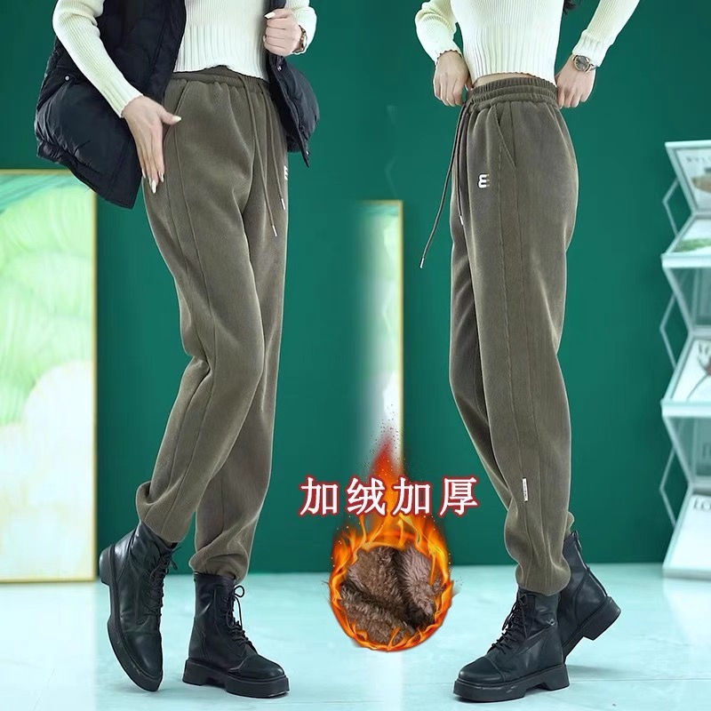 【慧慧专属】时尚女装加厚加绒休闲裤长裤子