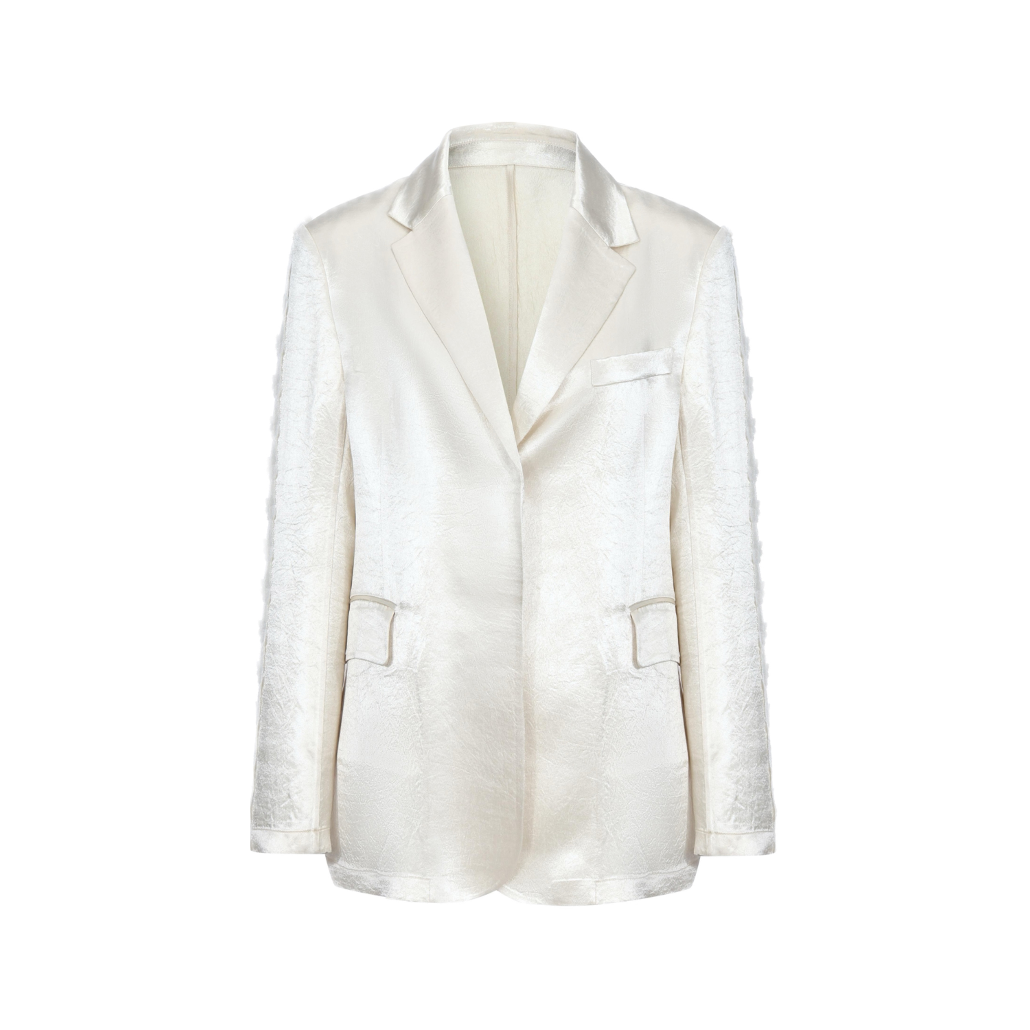 MIMBLANCHE 蕾丝拼条醋酸西装