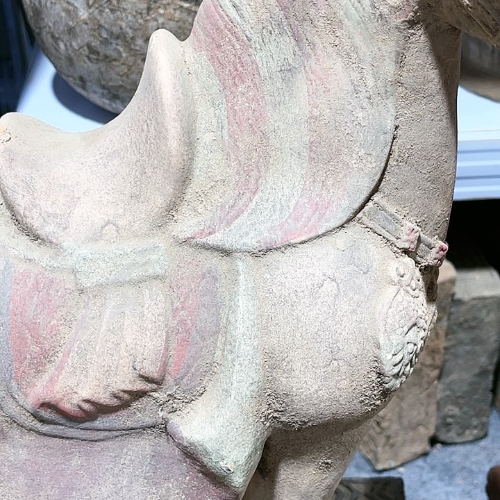 瓦当摆件摆件茶桌茶台陶瓷凉*人