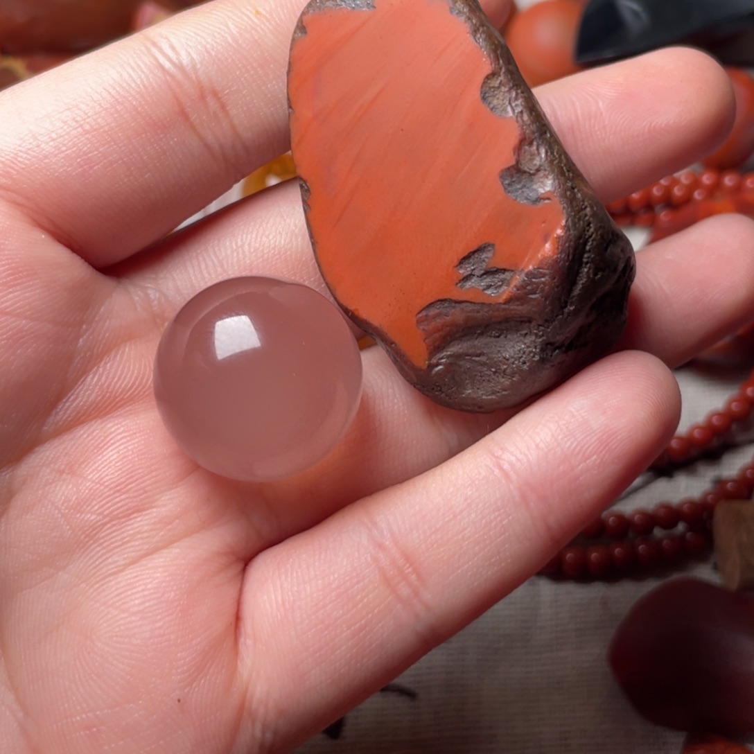 南红玛瑙未镶嵌珠子马**燕