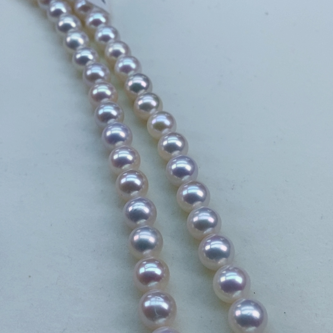 银S925镶嵌淡水珍珠8镜面光媲美海水天女