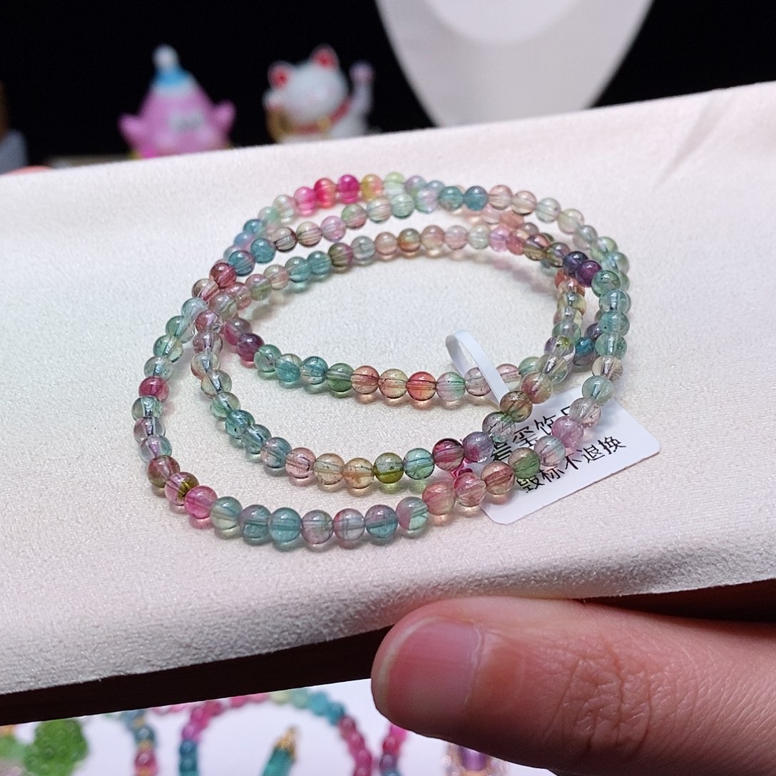 碧玺碧玺手链未镶嵌