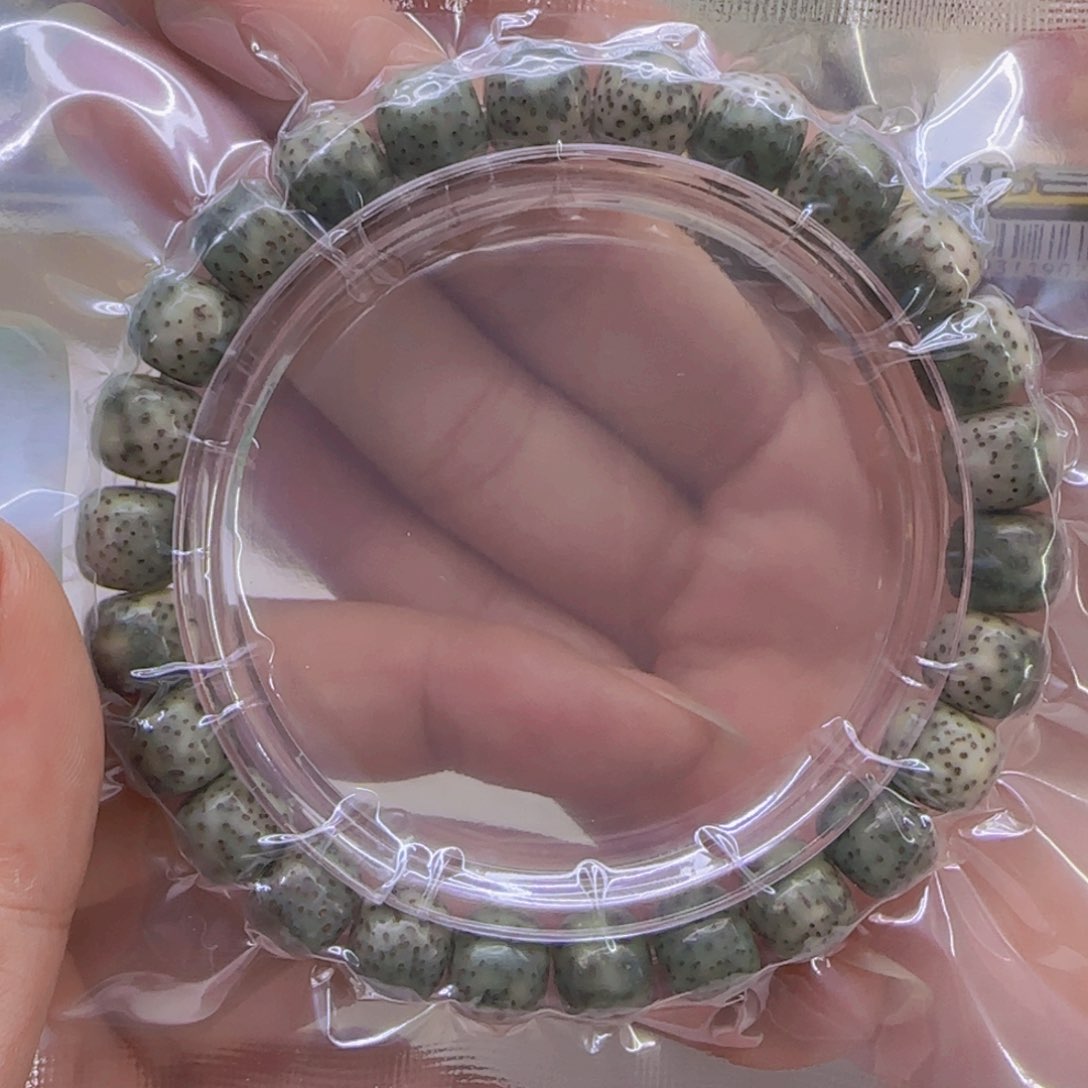 星月菩提手串15传说绿星月菩提98桶单圈