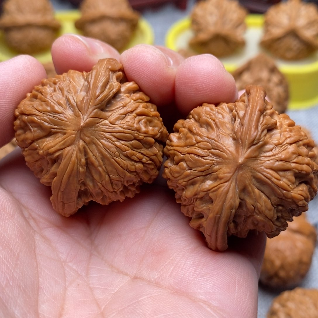 文玩核桃把件贝**了40全山地磨