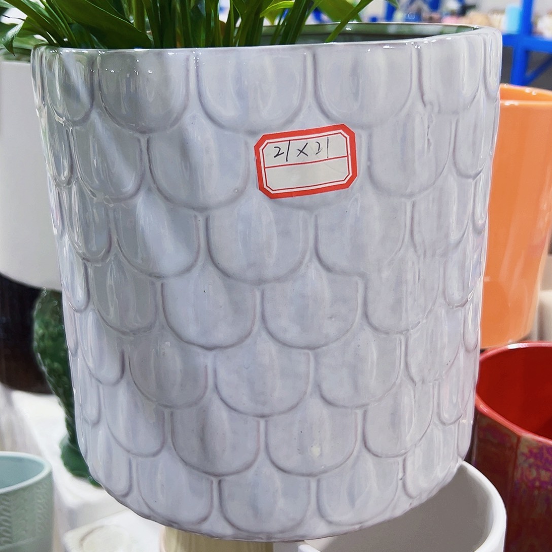 有孔外贸尾单陶瓷花盆凑单10米包邮