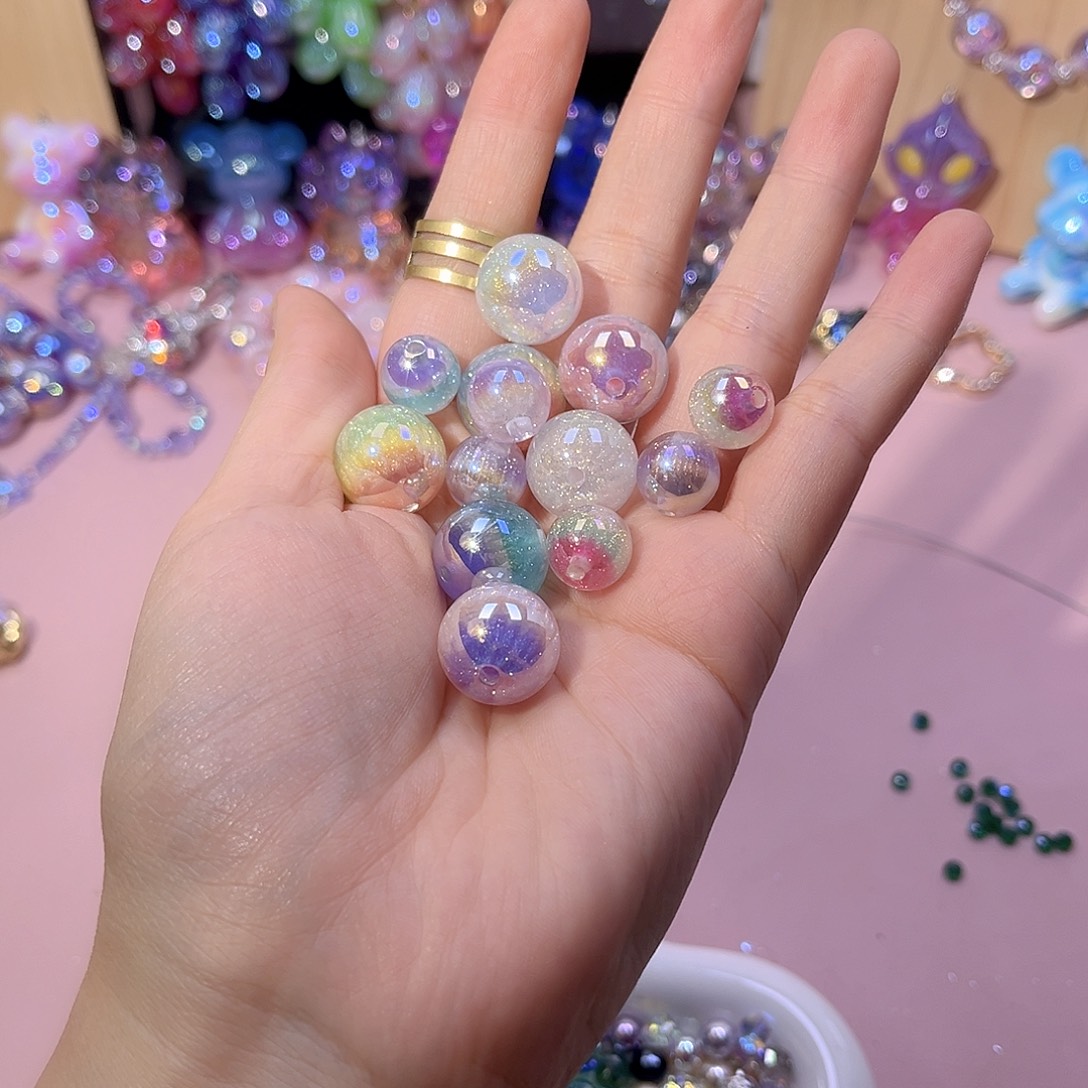 树脂铜合金彩色的手机链