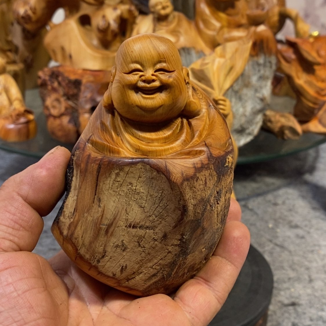 【闪购商品】柏木（崖柏）木雕工艺品摆件家居手把件