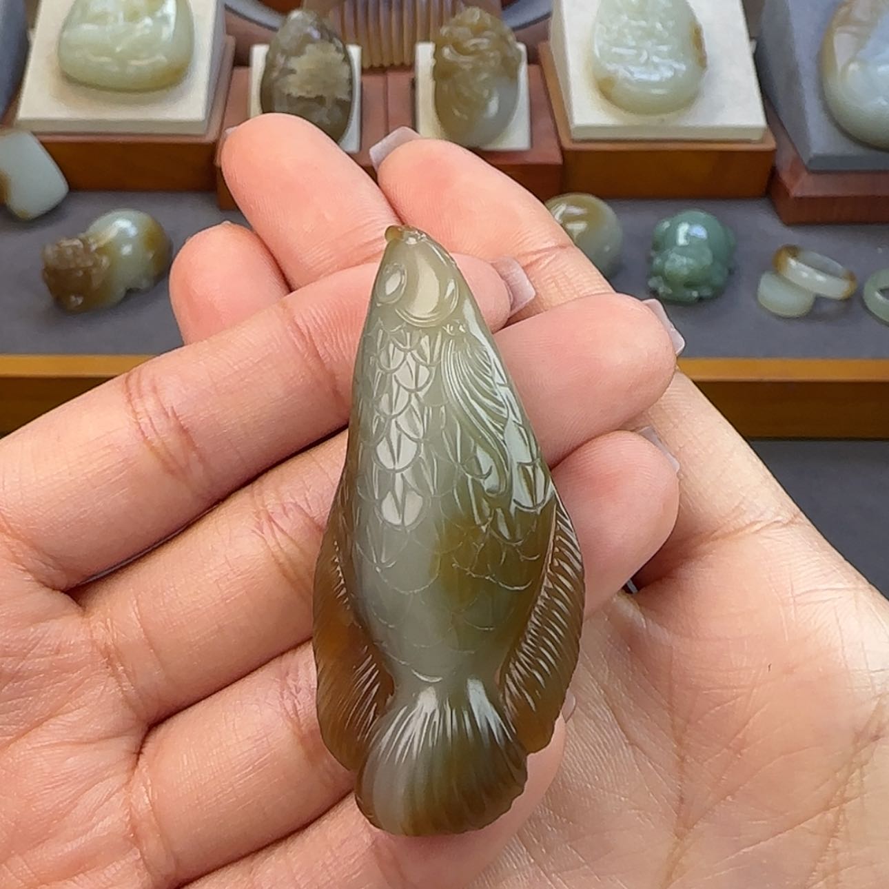 【闪购商品】和田玉颈饰未镶嵌重****面