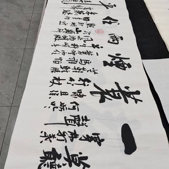 翰墨白武坤老师作品一副