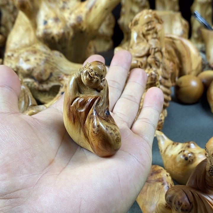 柏木木雕工艺品摆件