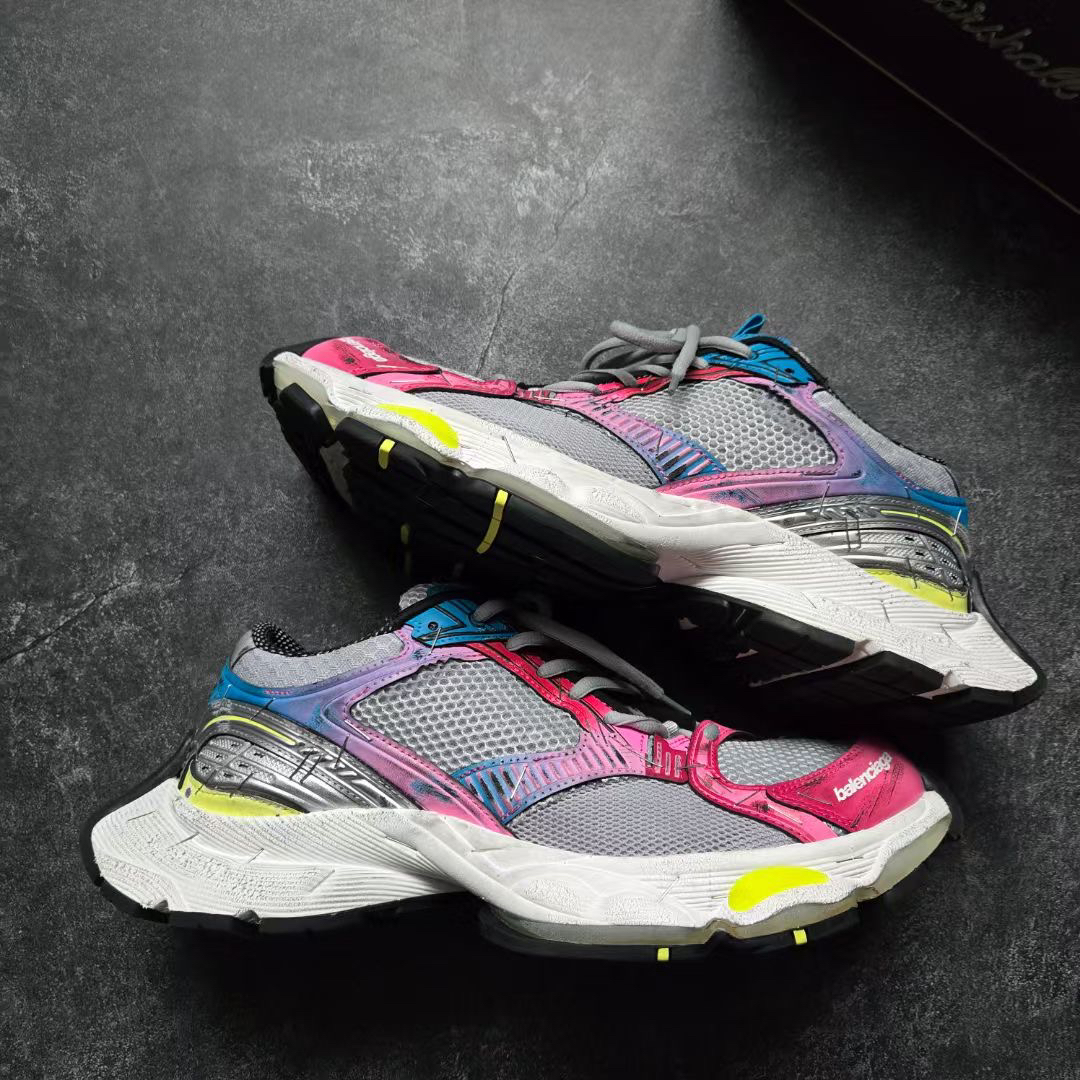99新 Balenciaga/巴黎世家 41码 25新款 STAPLER订书机 彩虹 鞋