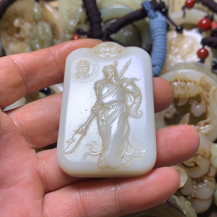 未镶嵌和田玉挂件感*