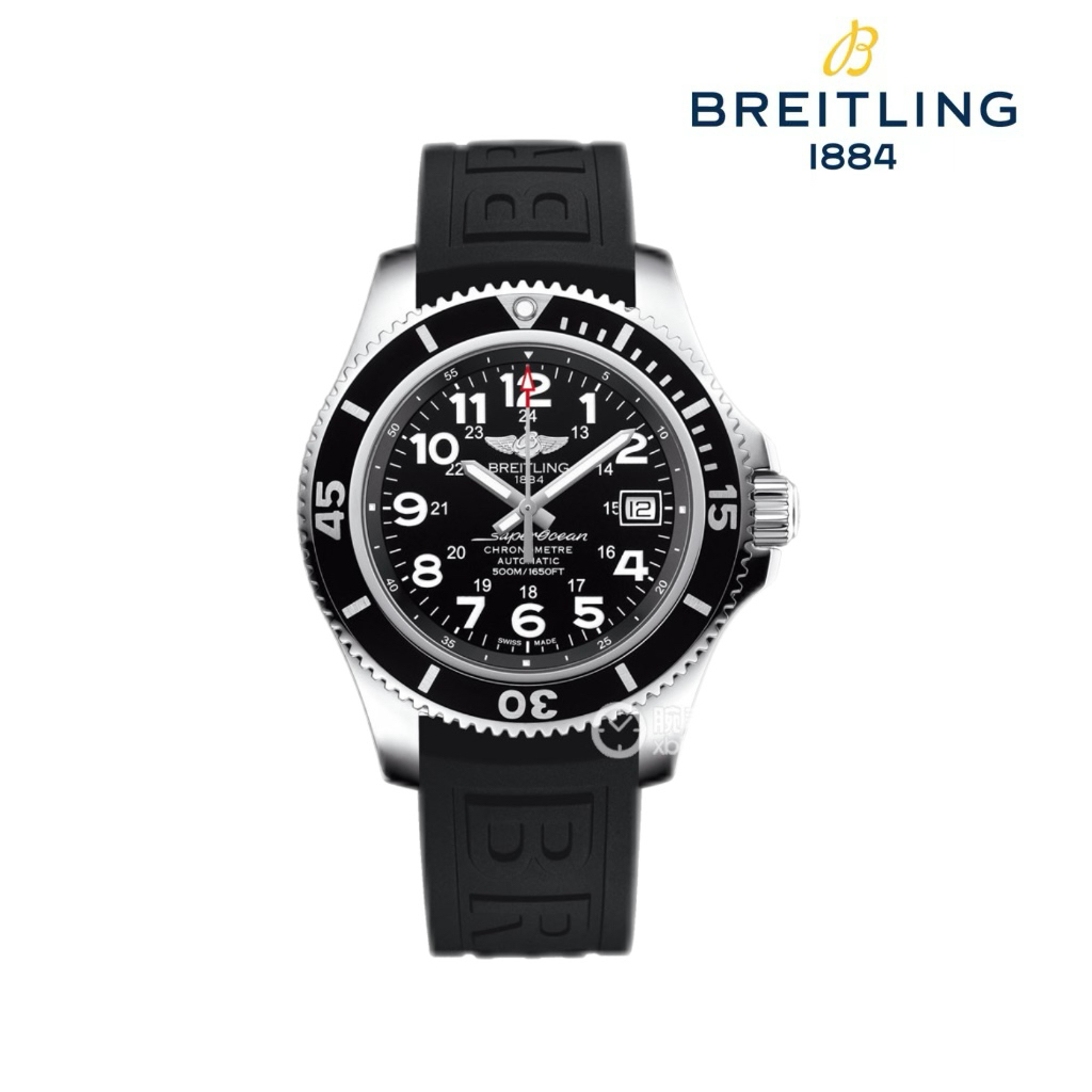 95新 BREITLING/百年灵 亚虎/超海系列/公价24400元/42mm/全套