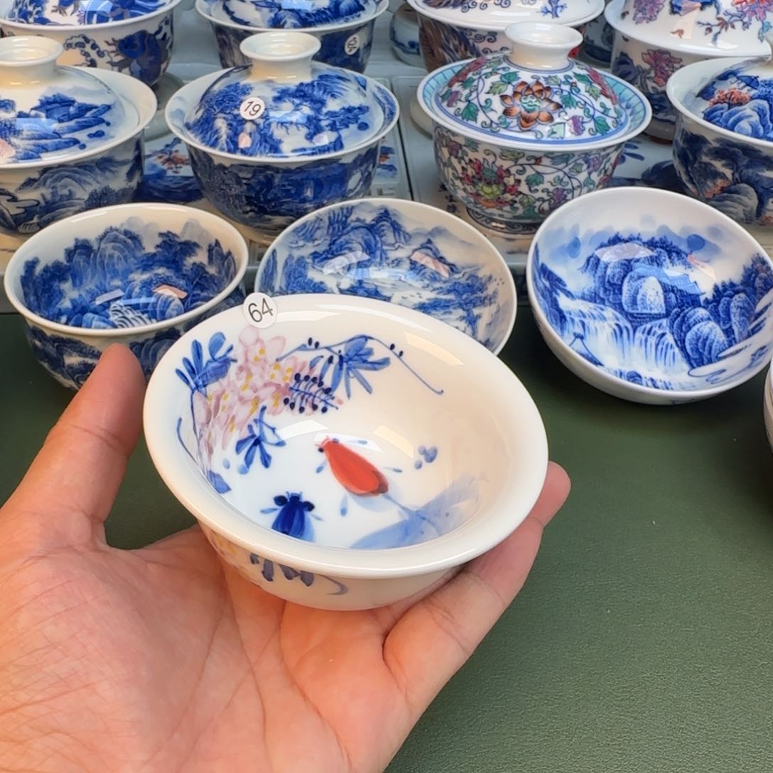纯手工纯手绘茶具64