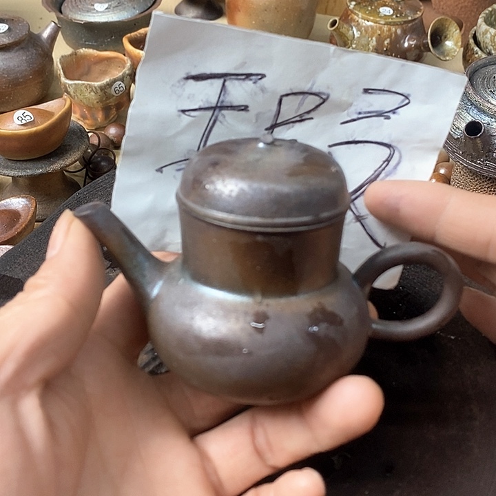 杯军手工粗陶、柴烧茶器