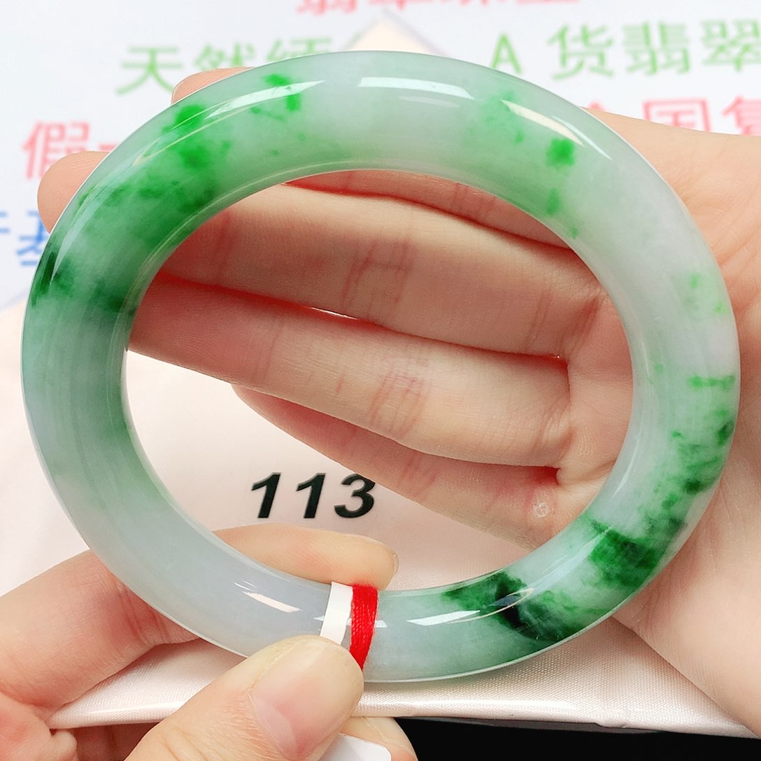 未镶嵌手镯翡翠翡翠手镯62圆