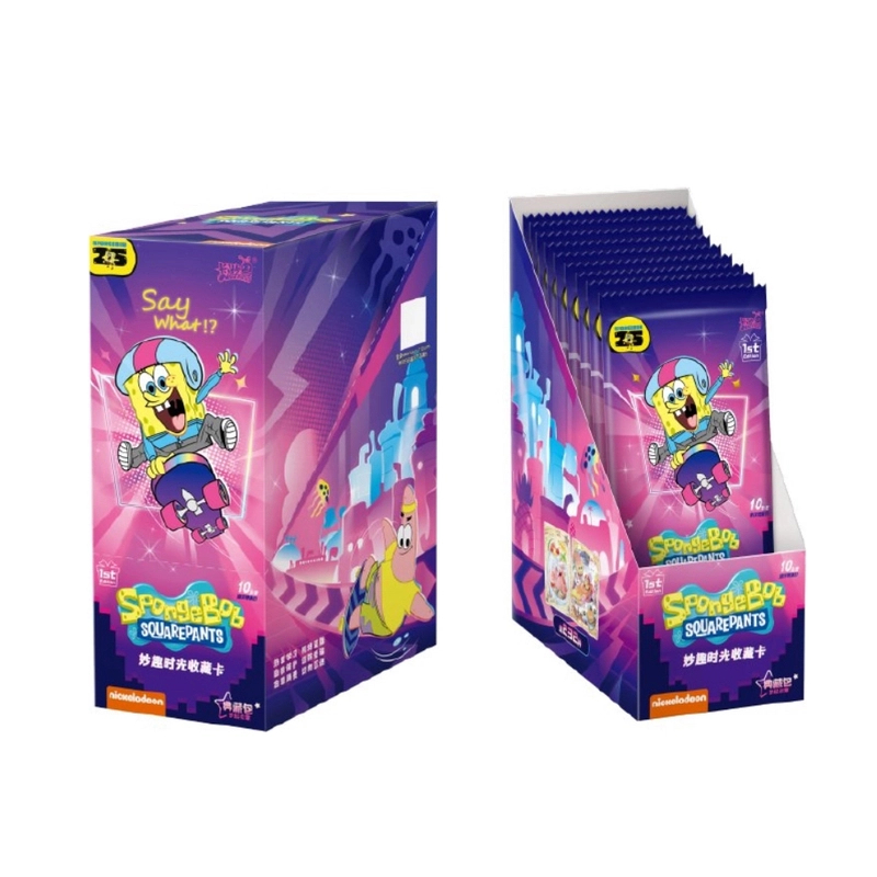 【PK】卡游《海绵宝宝》妙趣时光典藏包FE版 收藏卡牌盲盒（代拆）