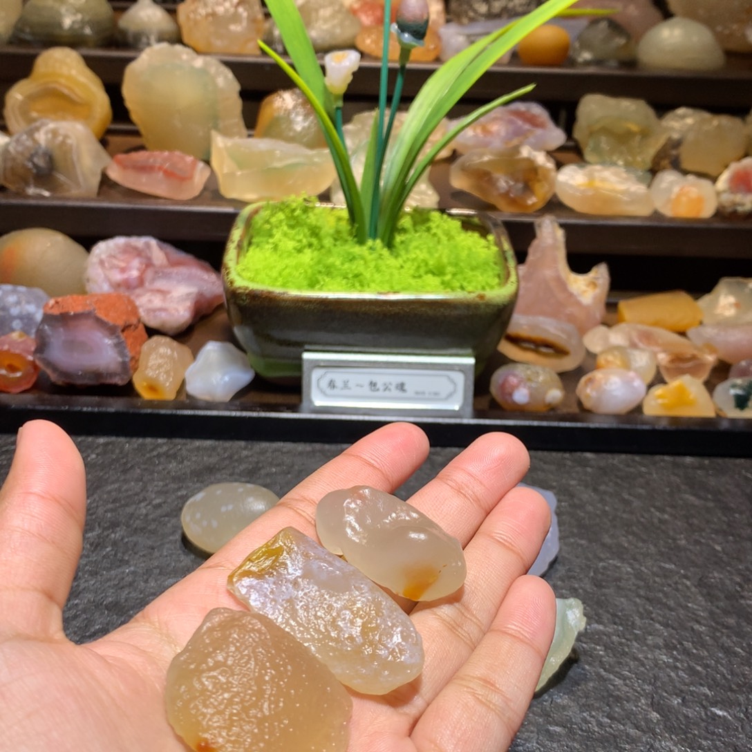 玛瑙/玉髓未镶嵌项链