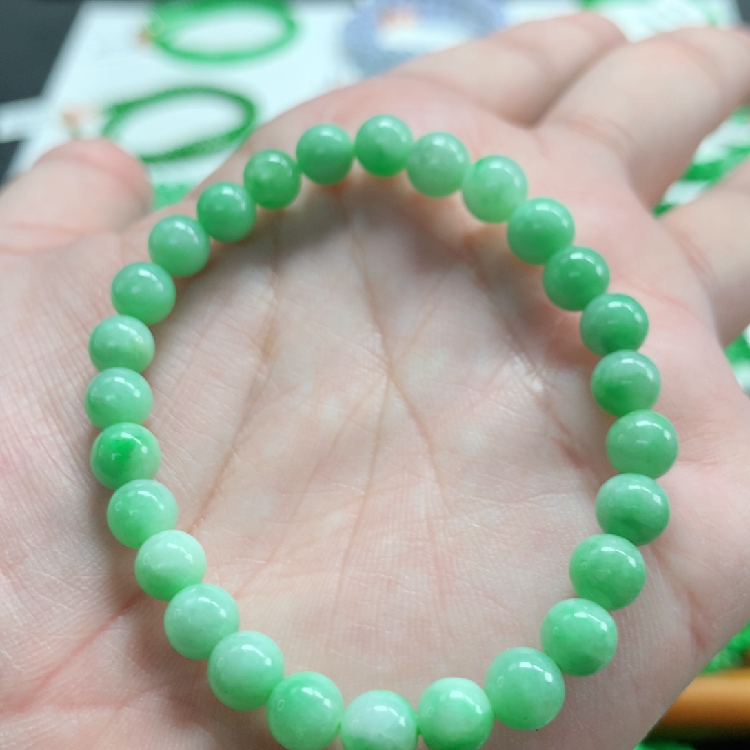 翡翠未镶嵌手链翡翠