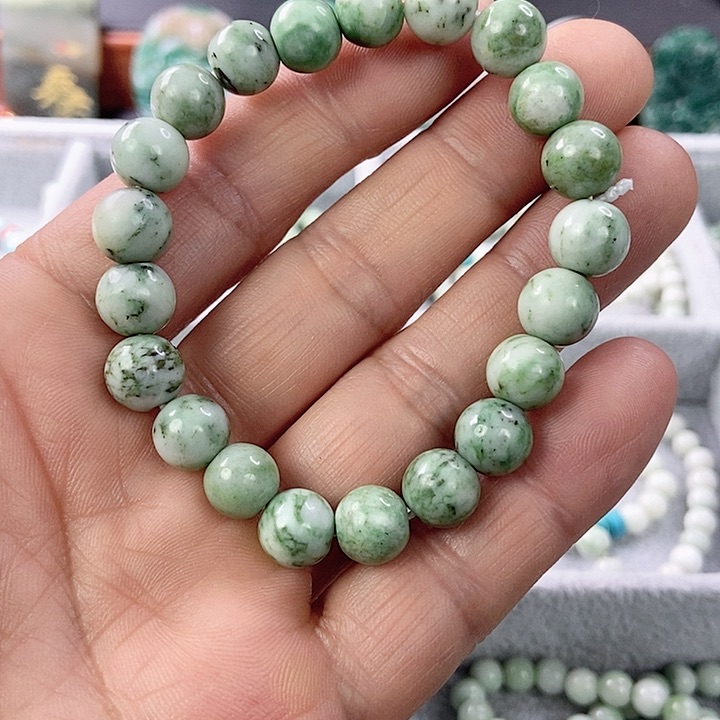 独山玉手链未镶嵌