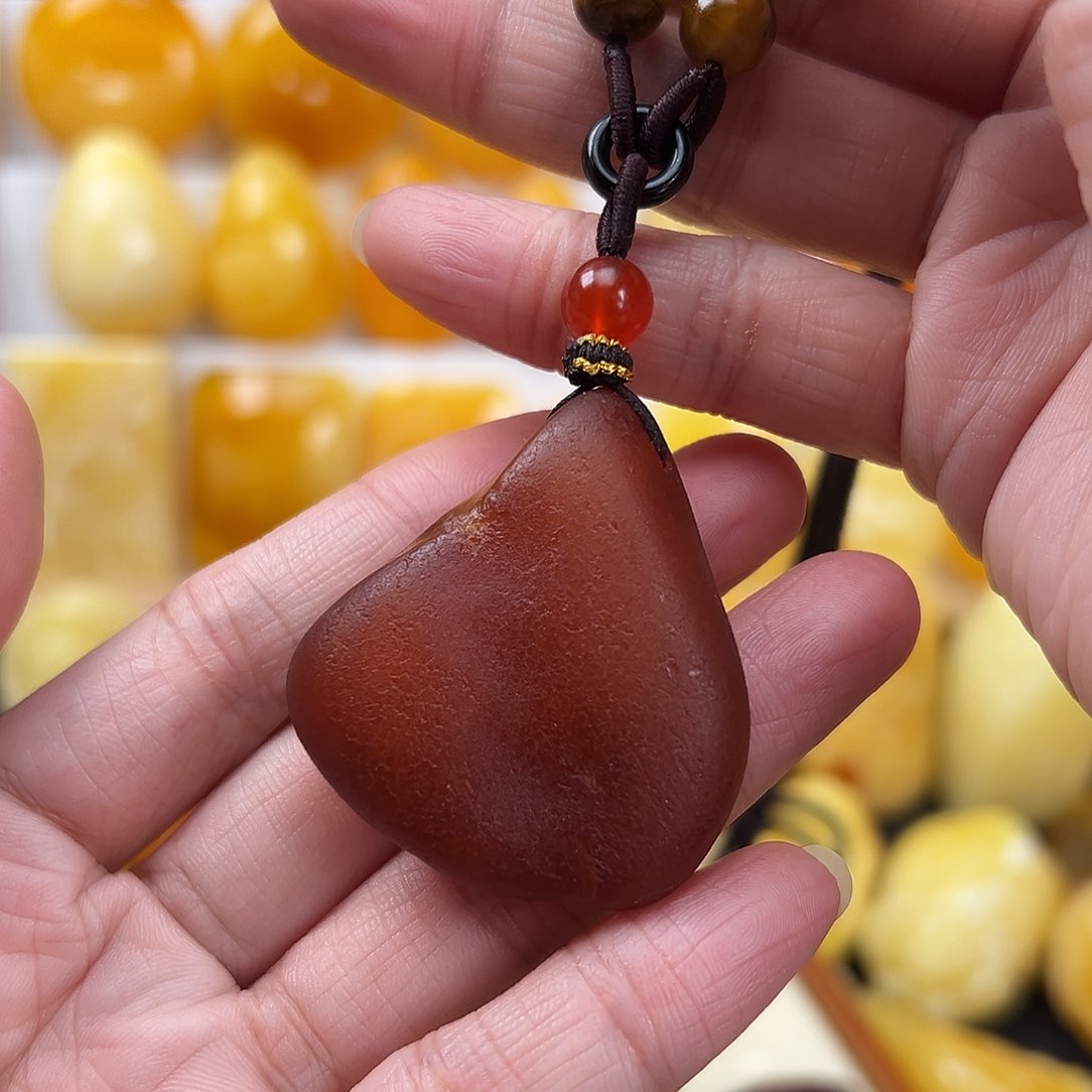 蜜蜡颈饰未镶嵌蜜蜡