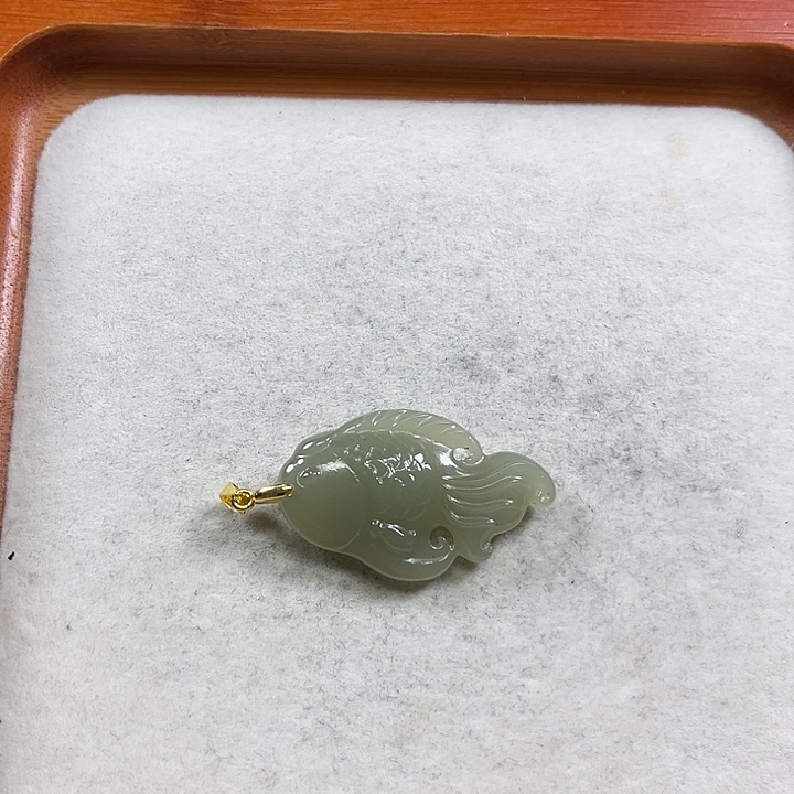 和田玉银S925镶嵌颈饰