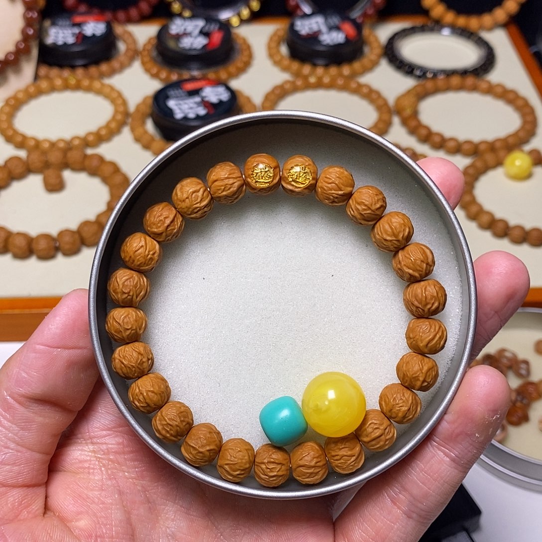 猴头核桃手串全品双标款毒液 尺寸10左右 馒头料➕配饰