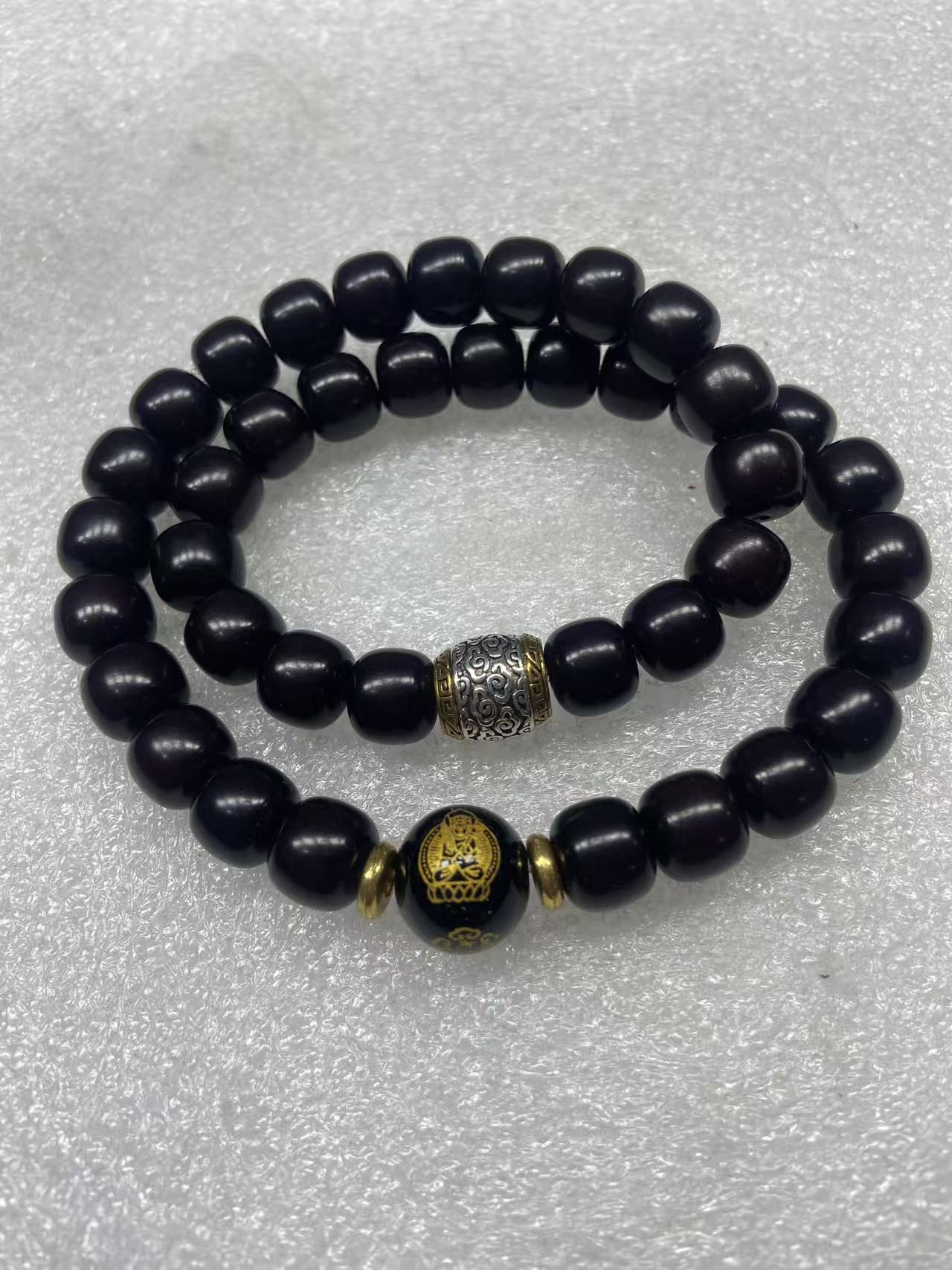 【闪购商品】QW074菩提双圈手串PT