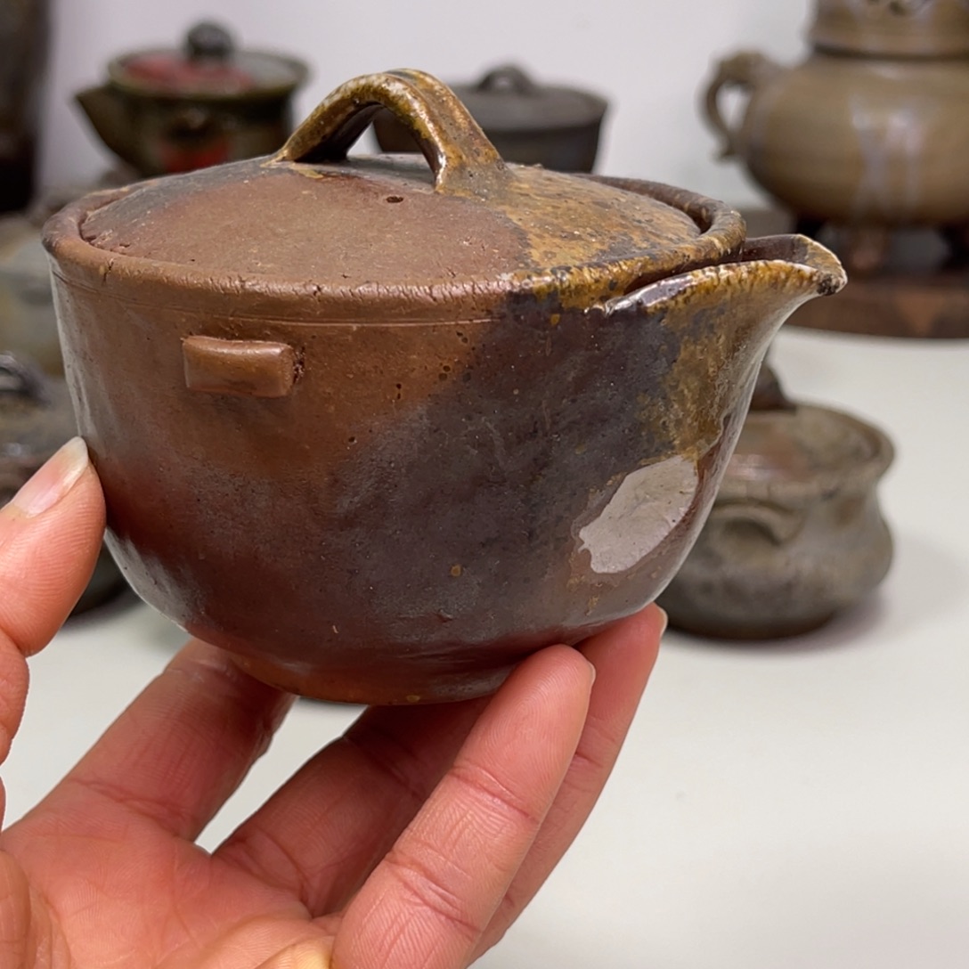 备前烧作品（宝瓶有瑕疵