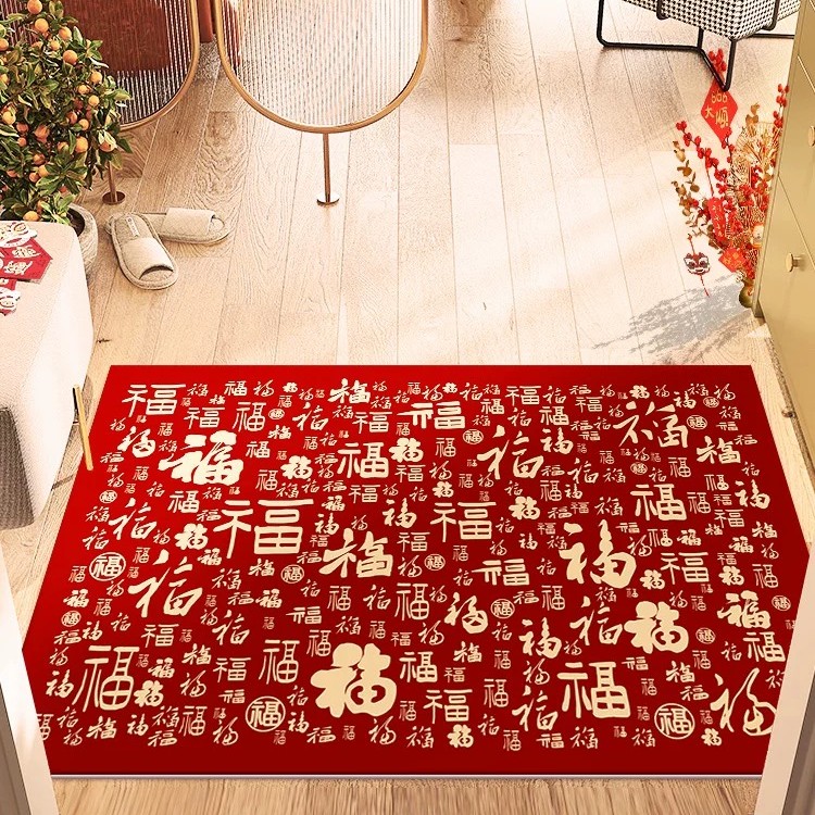 墨以【踏福归家-皮革】厨房专用皮革防油防水可擦免洗防滑地垫