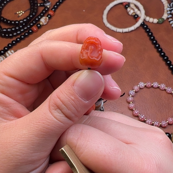 吊坠星月菩提项链