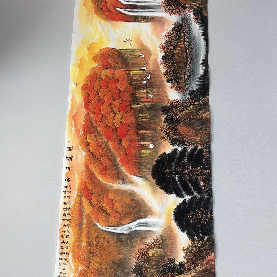 国画国画作品宣纸纯手绘