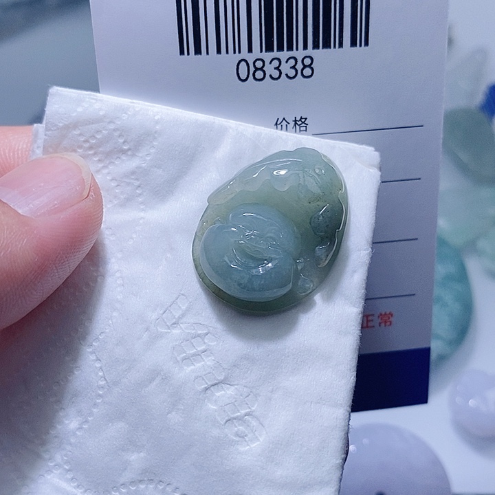 翡翠未镶嵌颈饰天光墟翡翠市场现金代购