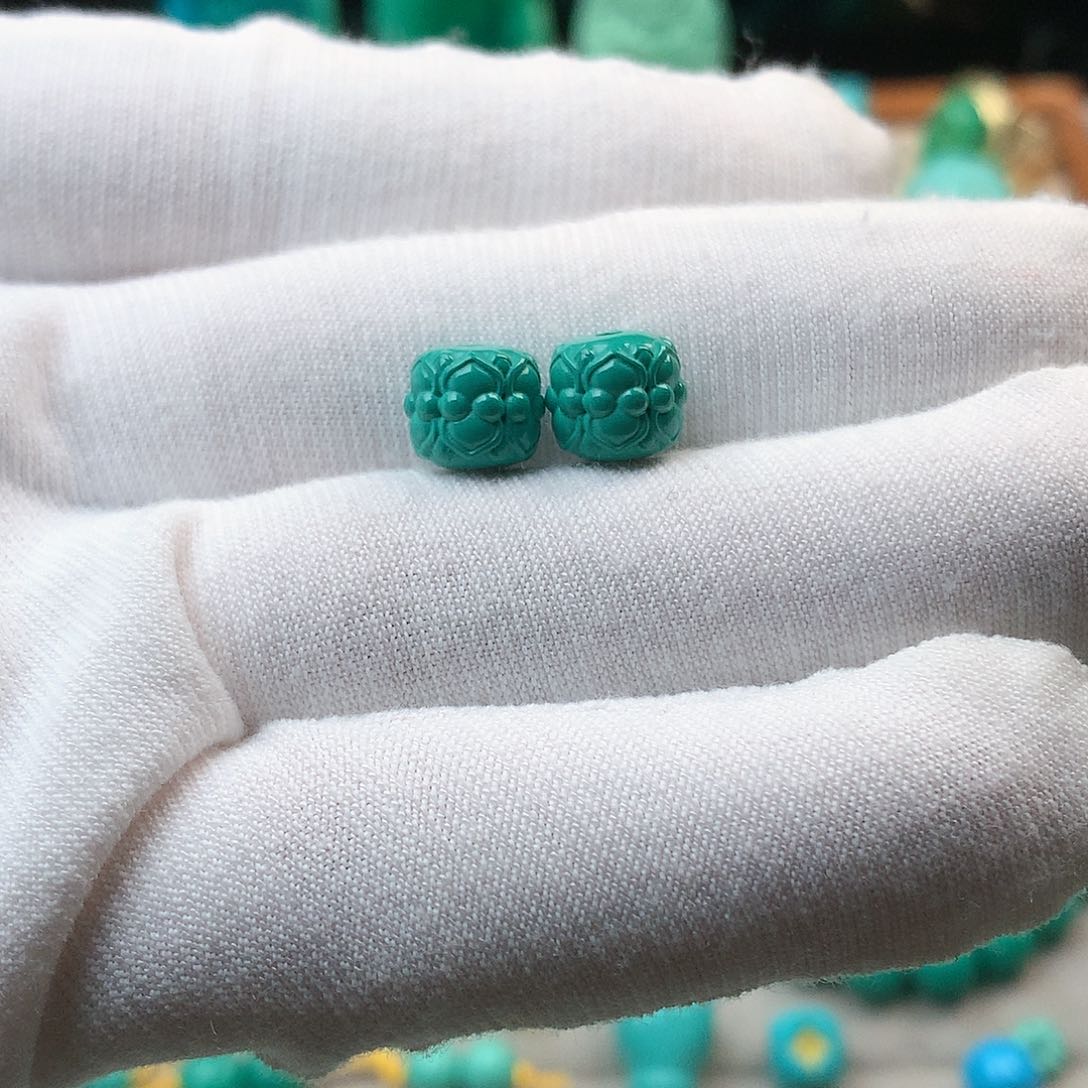 湖北原矿9mm并莲一对