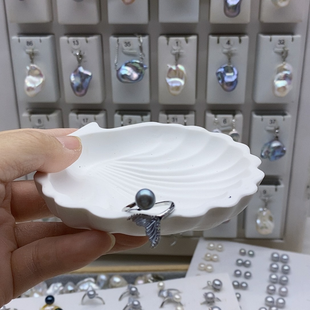 颈饰合金淡水珍珠