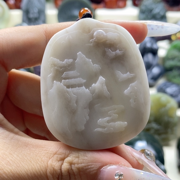 和田玉颈饰未镶嵌