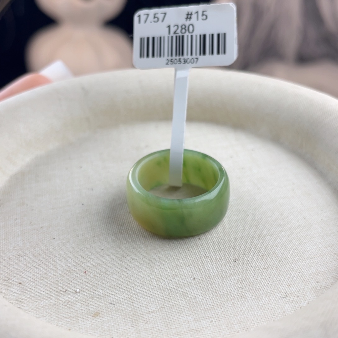 寻***幽和田玉（糖玉）未镶嵌戒指