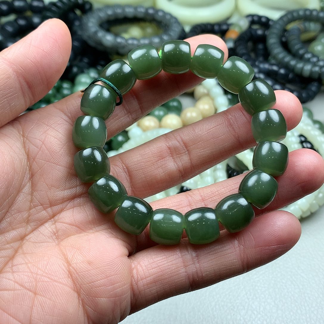 和田玉手链未镶嵌