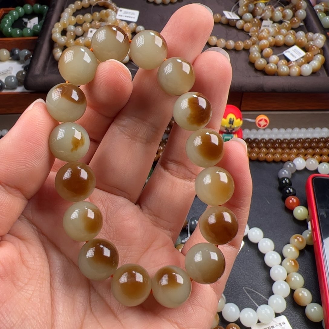 和田玉手链未镶嵌