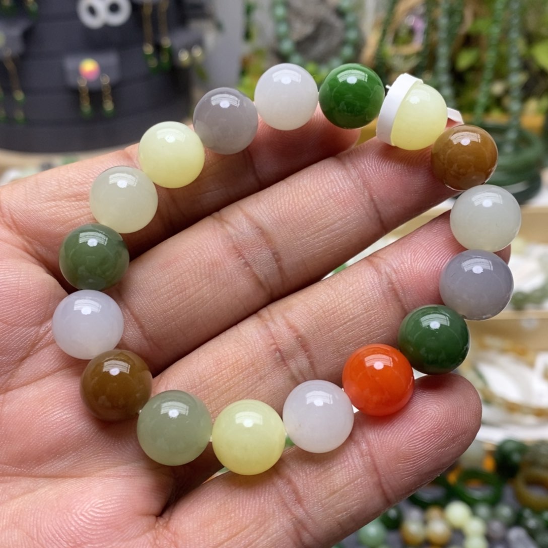 和田玉手链未镶嵌65