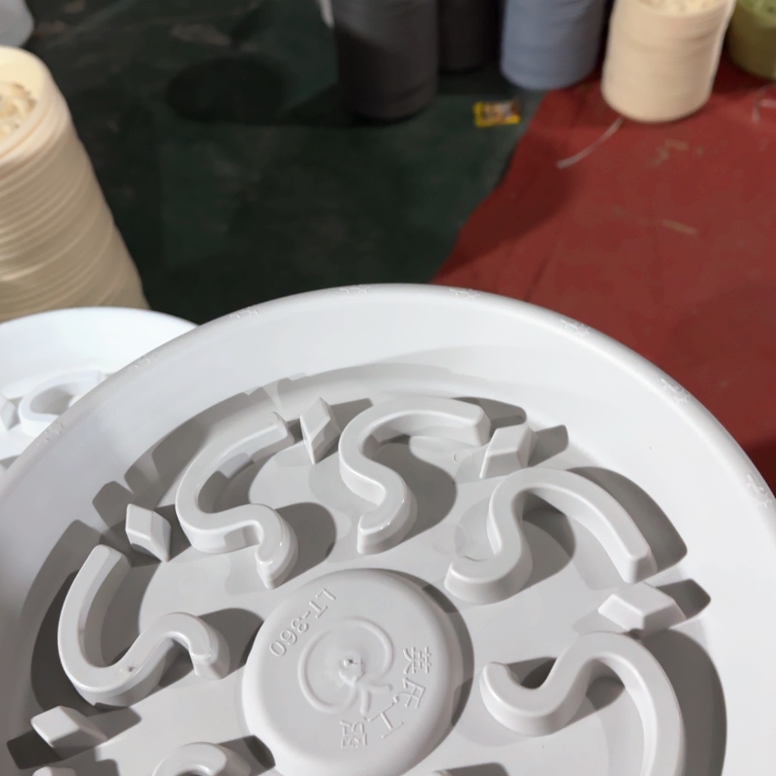 树脂托盘360灰白3