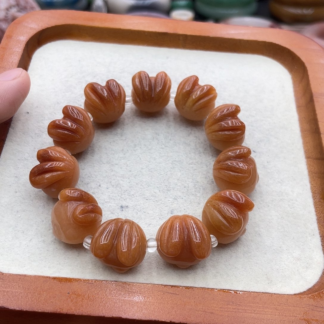 石英岩玉未镶嵌圈口58