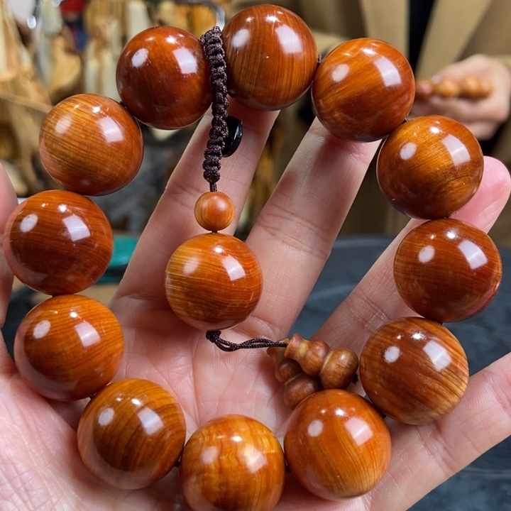 柏木（崖柏）手串玉化料2.0