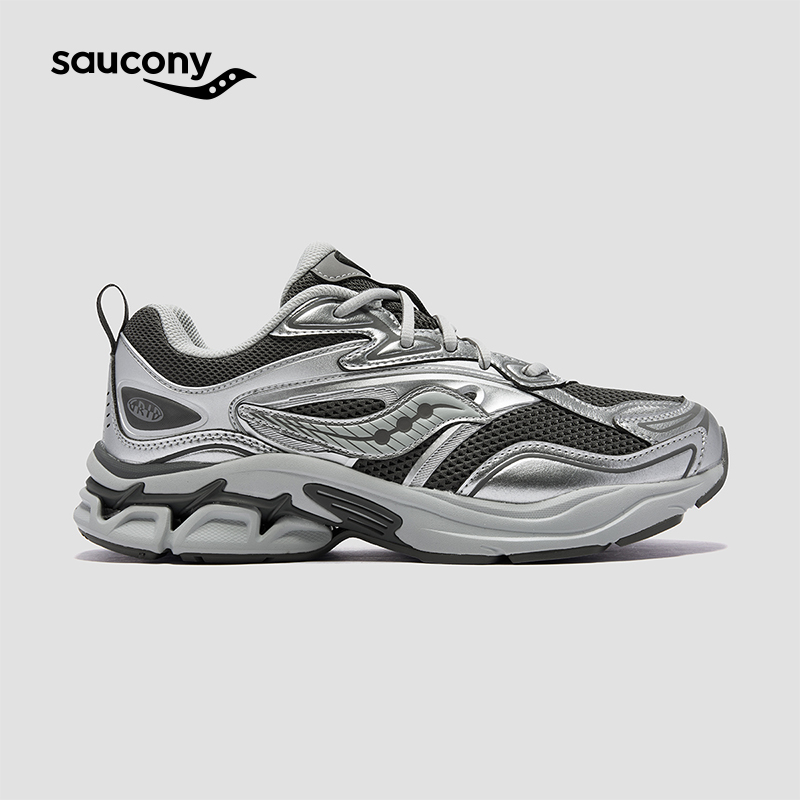 Saucony索康尼GRID FUSION情侣复古潮流男女休闲鞋舒适缓震运动鞋
